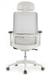 Кресло Ворк В-218C ВХИТЕ Светло-серый / Work W-218C WHITE