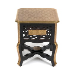 Столик Secret De Maison FUMO ( mod. ND-027) дерево манго, 38x46, этническая роспись