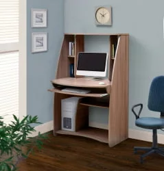 Стол компьютерный №3 Ясень Шимо темный