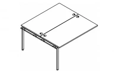 Приставка к рабочей станции КСТЕН ГЛОСС КСИГВСТ 1214 Бук Тиара / XTEN GLOSS XIGWST