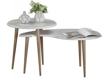 Стол в гостиную BeautyStyle 2 Дуб дымчатый/шимо