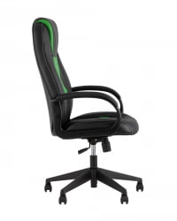 Геймерское кресло TopChairs ST-CYBER 8 черный/салатовый