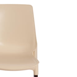 Стул для балкона GENIUS (mod 75) металл/пластик, 46x56x84cм, бежевый/коричневые ножки