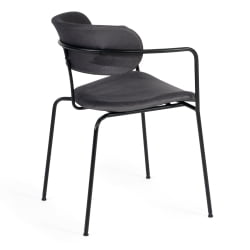 Стул VAN HALLEN (mod. 2433S) ткань/металл, 54,5х53,5/76 см, высота до сиденья 46 см, серый/черный