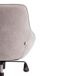 Кресло офисное ДУБЛИН велюр Cлермон, св. -серый, 60 / DUBLIN Clermon,