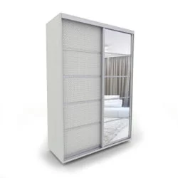 Большой шкаф Акцент-Квадро КВ 1200х600 Выбеленное дерево