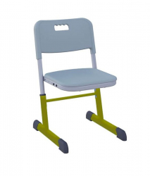 Стул ученический НОМАД регулируемый по высоте (рост 3-7) Оливковый/Серый / NOMAD
