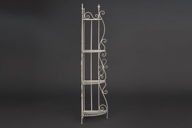 Этажерка угловая Secret De Maison 001 стальной сплав, 50х35х160см, butter white