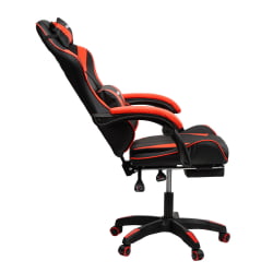 Геймерское кресло 088 цвет черный/красный с массажем 088-black-red-mass