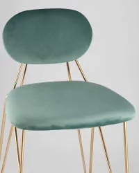 Стул полубарный Элис Мятный