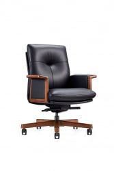 Кресло руководителя Вивальди ЛБ / Вивалди ЛБ Б 2262 блаcк / LB Vivaldi LB B black