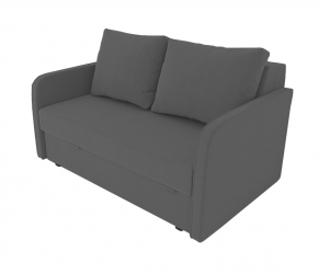 Диван велюр Лоджия Велюр (Berhouse) Цвет фасада: Серый Велюто 12; Тип: Прямой; Материал фасада: Металл/Велюр