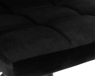 Офисное кресло для персонала DOBRIN TERRY BLACK (черный велюр (MJ9-101))