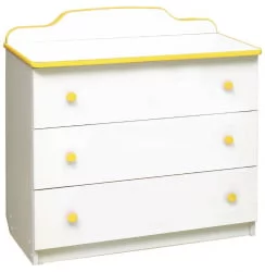 Комод с 3-мя ящиками Радуга Желтый