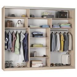 Шкаф-купе B-230х270х60-1(ЯАТ-D7D7D7)