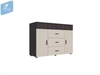 Комод Вега К-03 Венге/Дуб молочный