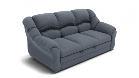 Диван Хост (ЗР) Цвет фасада: Серый; Тип: Прямой; Материал фасада: Металл/Велюр