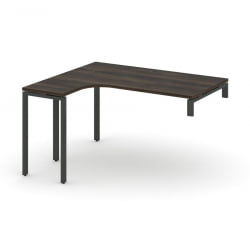 Стол-надставка на опорную тумбу (левый) CONCEPT CN.OSAN-003(L) Дуб Мали Черный