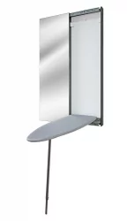 Шкаф-купе коричневый Iron Slim (левый, купе) Венге