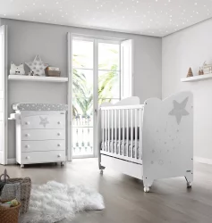 Кроватка 120x60 Micuna Estela White/Grey