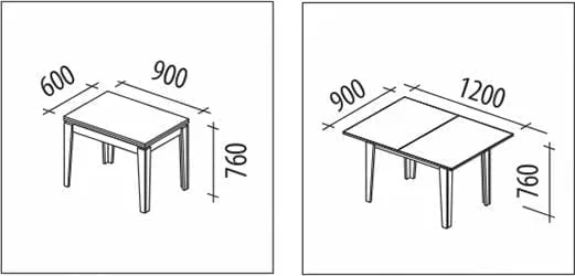 Стол обеденный раскладной Орфей 24.10