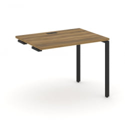 Стол приставка к опорным тумбам/шкафам CОНCЕПТ CН.ОСПР-001 Сандал Янтарный Черный / CONCEPT CN.OSPR-001