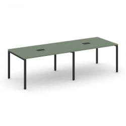 Стол переговорный (2 столешницы) CONCEPT CN.PRG-021 Кобо Черный