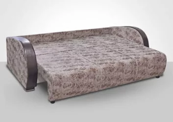 Диван-кровать Европа-1 арена дарк браун саваж 4 микровелюр 24-3