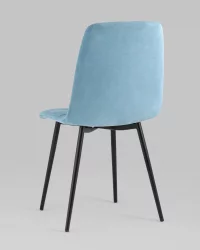 Стул Oliver велюр Пыльно-голубой