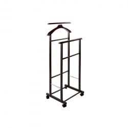 Вешалка костюмная на колесах В 22Н Венге