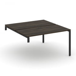 Двойной стол-надставка на опорную тумбу CONCEPT CN.DSN-003 Дуб Мали Черный