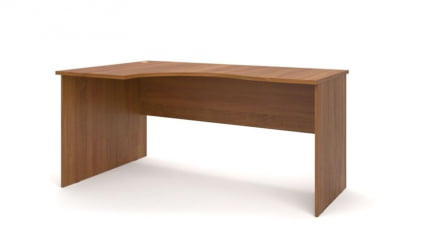 Стол компьютерный угловой Р.СКУ-14 (левый) Ясень светлый