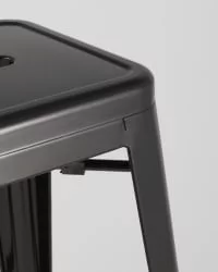 Стул барный Tolix Черный