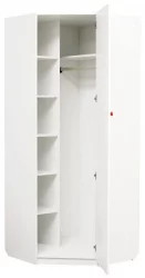 Шкаф угловой Радуга Синий/Белый