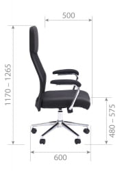 Кресло руководителя Chairman CH621 Серый