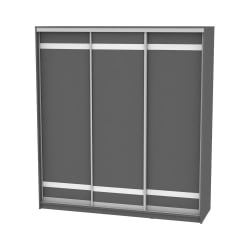 Шкаф-купе B-230х200х60-2(Графит-D9D9D9)