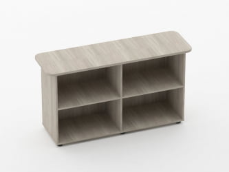 Тумба приставная к двум столам Glassy 3.18.14 Дуб сантана светлый