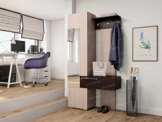 Прихожая Ясень шимо светлый/Венге