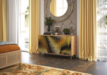 Комод Фьюжн КМ-003 дуб крафт золотой/GOLDEN FOREST