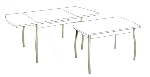 Обеденный стол Z 300 (металлик)