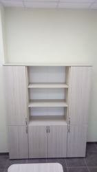 Шкаф высокий закрытый Glassy 6.19.13Л Туя