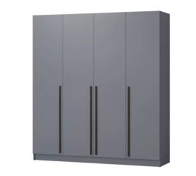 Шкаф Бастион 2 м Графит