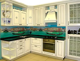 Глянцевый фартук (КОМПОЗИТ) KM 41