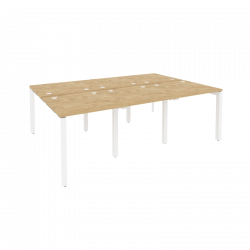 Рабочая станция на П-образном м/к ONIX O.MP-D.RS-6.0.8 Тиквуд Светлый/Белый