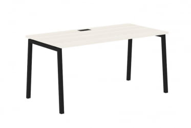 Стол письменный ЕДИС ЕЛСТ 1580 Ясень Траун Черный / EDIS ELST