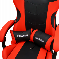 Кресло 840-1 KINGQUEEN, цвет черный/красный, 840-1-black-red