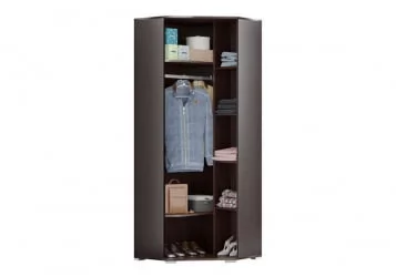 Шкаф угловой Юнона-2 ШУ-02 Венге - Дуб молочный