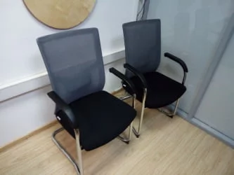 Кресло офисное СИЛЬВИЯ GRAY CF Серая ткань