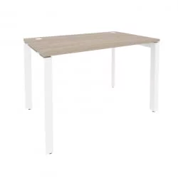 Стол рабочий на П-образном м/к ОНИКС О.МП-СП-2.7 Дуб Аттик/Белый / ONIX O.MP-SP-2.7