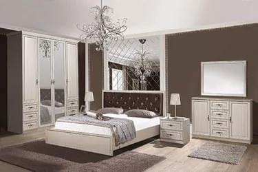 Комод в гостиную Габриэлла 06.65 Вудлайн кремовый Аруша венге